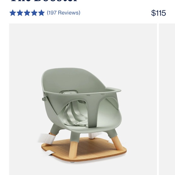 Stylish Kids Booster Seat in Green - Picture 1 of 8